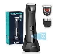 Tondeuse pour homme, tondeuse à balle pour homme, lumière LED et affichage de l'alimentation, station de recharge debout pour une utilisation humide/sec
