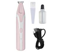 Tondeuse pour pattes de chien avec lame en céramique, rechargeable par USB | Tondeuse pour chat pour animaux domestiques, chiots, teckel, visage, corps, oreilles, salle de bain, intérieur