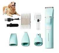Tondeuse pour Pattes de Chien,Électrique Rechargeable Quatre En Un Avec Lumière UV - Tondeuse Chat Et Meuleuse À Griffes | Pour Visage Pattes Dos Oreilles Croupe Maison Salon Vétérinaire Salle De Bain