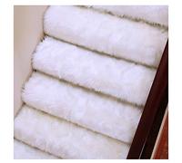 Tondeuse pour Poils de Nez， Tapis de Protection d'intérieur Doux et antidérapant, 1 pièce, en Laine Artificielle(White,65cm*24cm)
