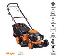Tondeuse poussée 46 cm thermique 146 cm³ 3 en 1 - VILLAGER ATLAS 4011 T