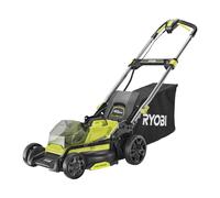 RYOBI - Tondeuse poussée 18V Brushless - Ø coupe 40 cm - ramassage et mulching - vendue sans batterie ni chargeur - RY18LMX40C-0
