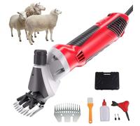 Tondeuse Professionnelle pour Moutons 1000W, 6 Vitesses Et Lames De Rechange, Robuste Et Avec BoîTier De Protection, pour Moutons, ChèVres, Alpagas, Lamas(13 TOOTH STRAIGHT BLADE)