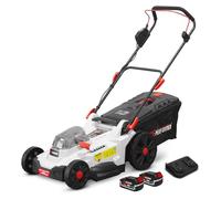 Tondeuse rechargeable 2 X 20V max 43 cm avec batteries 4Ah et chargeur double - X-Performer