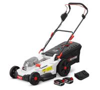 Tondeuse rechargeable 2 X 20V max 43 cm avec batteries 4Ah et chargeur double - X-Performer