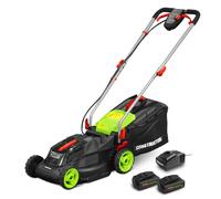 Tondeuse Rechargeable 40V (2x20V) 34 cm avec 2 Batteries 2Ah et Chargeur - Constructor