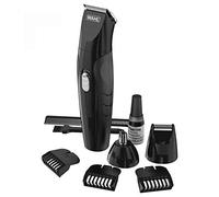 Tondeuse rechargeable tout-en-un Wahl Groomsman, tondeuse multifonctions pour hommes, tondeuse à barbe, nez et poils, set de rasage, tondeuse pour le corps, 3 têtes interchangeables