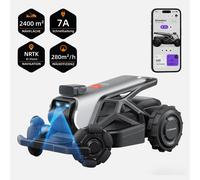Tondeuse robot AIRSEEKERS TRON Standard C avec batterie 15 Ah, charge rapide et garantie d'un an.