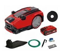 Einhell Robot-Tondeuse FREELEXO CAM Plus 600 Power X-Change (18 V, caméra remplaçant Le câble périphérique, pour 600 m², Moteur sans Charbon, Wi-FI, pentes Jusqu’à 25%, avec Batterie 4,0 Ah Plus)