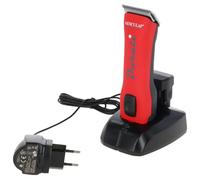 KERBL Aesculap Tondeuse sans fil Durati GT436-RS avec 2 batteries et tête de rasage (rouge/noir, moteur EC sans balais, capacité de la batterie 2850 mAh, poids 380 g)