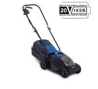 Scheppach Tondeuse à Gazon sans Fil BC-MP320-X 20V Brushless | Largeur de Coupe 32cm | pour 250-300 m2 | Réglage de la Hauteur de Coupe de 20-60mm | Bac de ramassage 30L | sans Batterie & Chargeur