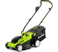 Tondeuse sans fil - FIELDMANN - 20V - Coupe 43 cm - Hauteur max 75 mm - Batterie et chargeur non inclus