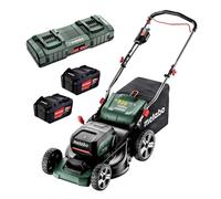 Tondeuse sans fil METABO RM 36-18 LTX BL 46 - 18V - 2 batteries 5,2Ah + chargeur
