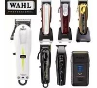 Tondeuse sans fil professionnelle Wahl avec technologie Vanish - Tondeuse à cheveux Magic Clip Pro 5 étoiles 8148 gold with base