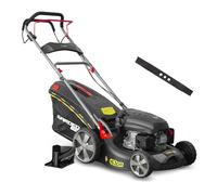 Tondeuse Thermique autotractée 144.3cc - 46cm livrée avec 2 Lames + Mulching - Gardeo Pro