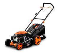 FUXTEC Tondeuse Thermique autotractée FX-RM4646 - Easy Clean 4en1 Traction arrière Mulching Coupe 46cm - capacité de ramassage 50L