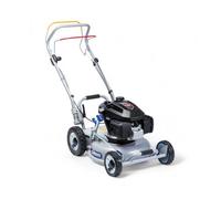 Tondeuse thermique tractée 46 cm, mulching extra-fin, moteur Honda 166cm³ -
