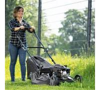 Scheppach – Tondeuse thermique TT173 51ATG de 51 cm – avec bidon d'huile Black édition