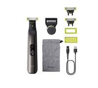 Philips Tondeuse homme OneBlade Pro QP6552 Visage & Corps – Pack avec lames Noir