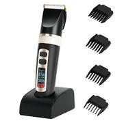 Tondeuses à Cheveux Professionnelles, écran LCD, 3 Vitesses Réglables, Trousse de Coupe de Cheveux Silencieux, Tondeuses électriques Rechargeables et Sans Fil pour Adultes Hommes et Enfants