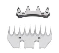 Tondeuses A Moutons 2 Set Moutons Cisailles Lame Courbe Droite 9/13 Dent Chèvre Clipper Ciseaux Électrique Chèvres Pièce De Rechange Pistolet A Touffeter(Straight 9 Tooth)