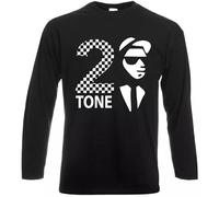 Tone 2 The Specials Reggae Ska Rude Evolution of Madness T-shirt à manches longues pour homme années 70 80, The Specials 2 Tone, XL