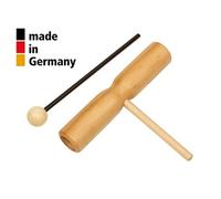 Tone Block Hêtre 2 Tons Avec Poigne + Baguette - 3+ Percussions à main