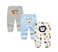 TONE - Pantalons pour enfants de 0 à 12 mois, 0-3 m, 3-6 m, 6-9 m, 9-12 m, lot de 4, 6-9 mois