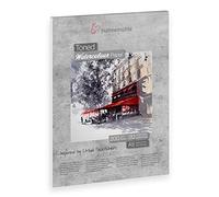Toned Grey Watercolor Lot de 20 feuilles de papier A5 200 g/m²