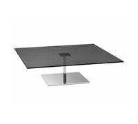 TONELLI table basse carré FARNIENTE (110 x 110 x h 40 cm - Verre fumé)