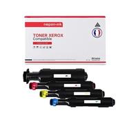 TONER 006R01318 006R01318 Noir + Cyan + Magenta + Jaune x 4 Compatible pour XEROX- Xerox WorkCentre 7132 Xerox WorkCentre 7232 Xerox WorkCentre 7242