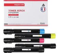 TONER 006R01513 6R01513 006R01513 6R01513 Noir x2 + Cyan + Magenta + Jaune x 5 Compatible pour XEROX-NOPAN-INK Xerox WC 7525 7530 7535 7830 7830 i 7835 7835 i 7845 7845 i 7855 - Xerox WorkCentre 7525