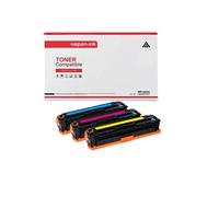 TONER 055 055C 055M 055Y 3015C002 3018C002 3017C002 Multi-couleurs x 3 Compatible pour CANON- i-Sensys LBP 660 Series, i-Sensys LBP 662Cdw, i-Sensys