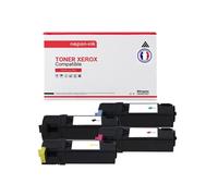 TONER 106R01334 106R01334 Noir + Cyan + Magenta + Jaune x 4 Compatible pour XEROX- Xerox Paser 6125 Xerox Paser 6125N