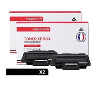 TONER 106R01486 106R1486 106R01486 106R1486 Noir x 2 Compatible pour XEROX- Xerox WC 3210 Xerox WC 3220 Xerox WC 3220 DN Xerox WorkCentre 3210 Xerox