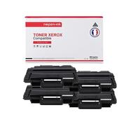 TONER 106R01486 106R1486 106R01486 106R1486 Noir x 4 Compatible pour XEROX- Xerox WC 3210 Xerox WC 3220 Xerox WC 3220 DN Xerox WorkCentre 3210 Xerox