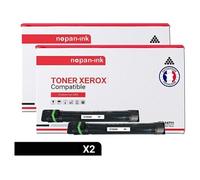 TONER 106R01569 106R1569 106R01569 106R1569 Noir x 2 Compatible pour XEROX- Xerox Paser 7800 Xerox Paser 7800 DN Xerox Paser 7800 DNM Xerox Paser