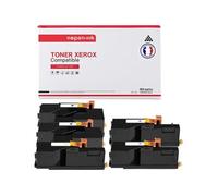 TONER 106R01630 106R1630 106R01630 106R1630 Noir x2 + Cyan + Magenta + Jaune x 5 Compatible pour XEROX- Xerox Paser 6000- 6010- 6010 N - Xerox WC
