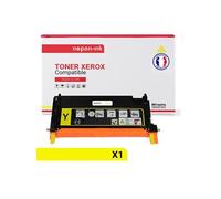 TONER 113R00725 113R725 113R00725 113R725 Yellow x 1 Compatible pour XEROX- Xerox Paser 6180 Xerox Paser 6180 D Xerox Paser 6180 DN Xerox Paser 6180