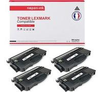 TONER 12016SE 12016SE Noir x 4 Compatible pour LEXMARK-NOPAN-INK Lexmark E120 E120N E120 Optra E120 Optra E120N G
