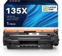 Toner 135X W1350X Compatible Avec Hp 135A W1350A Toner W1350X Pour Laserjet Laserjet Mfp M234Dw M209Dw M234Sdn M234Sdw(Avec Puce, 1 Toner 135X Noir)[ENC940582]
