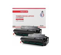 TONER 400760 TYPE 215 400760 TYPE 215 Noir x 2 Compatible pour RICOH AFICIO- Gestetner P 7026 7026 N 7126 7126 N NRG 7026 7126 N Rico Aficio AP 2600