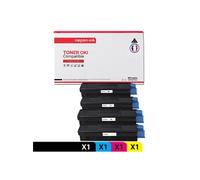 TONER 43034808 43034808 Noir + Cyan + Magenta + Jaune x 4 Compatible pour OKI- OKI C 3100 OKI C 3200 OKI C 3200 N OKI C 3200 Series