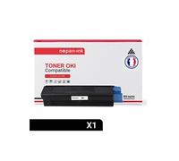 TONER 43034808 43034808 Noir x 1 Compatible pour OKI- OKI C 3100 OKI C 3200 OKI C 3200 N OKI C 3200 Series