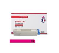 TONER 43324422 43324422 Magenta x 1 Compatible pour OKI- OKI C 5500 N OKI C 5550 MFP OKI C 5550 n MFP OKI C 5800 OKI C 5800 DN OKI C 5800 LDN OKI C