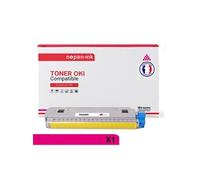 TONER 43487710 43487710 Magenta x 1 Compatible pour OKI- OKI C 8600 CDTN OKI C 8600 DN OKI C 8600 DTN OKI C 8600 N OKI C 8600 Series OKI C 8800 CDTN