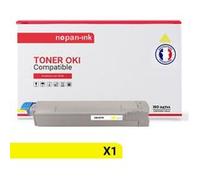 TONER 44059105 44059105 Yellow x 1 Compatible pour OKI-NOPAN-INK OKI C 810 CDTN OKI C 810 DN OKI C 810 N OKI C 830 CDTN OKI C 830 DN OKI C 830 DTN OKI C 830 N OKI C 830 Series Yellow G
