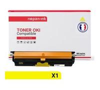 TONER 44250721 44250721 Yellow x 1 Compatible pour OKI-NOPAN-INK OKI C110 OKI C130 OKI C130n MC160 OKI MC160n Yellow G