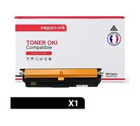 TONER 44250724 44250724 Noir x 1 Compatible pour OKI-NOPAN-INK OKI C110 OKI C130 OKI C130n MC160 OKI MC160n