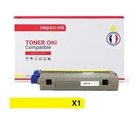 TONER 44844505 44844505 Yellow x 1 Compatible pour OKI- OKI C 831 CDTN OKI C 831 DM OKI C 831 DN OKI C 831 N OKI C 831 Series OKI C 841 CDTN OKI C